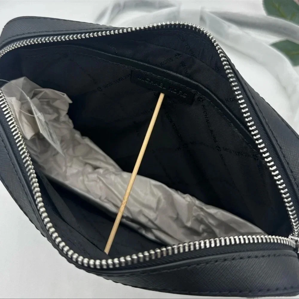 Michael Kors EW Crossbody Bag Black Leather